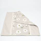 Úžitkový textil - GALINA - margarétky - dekoračný vankúš - 17364798_