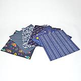 Textil - Set bavlnených štvorcov 25x25 cm - M01 - 17366975_