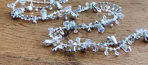Galantéria - Girlanda kryštálová - Ihlan - AB Crystal - 17369150_