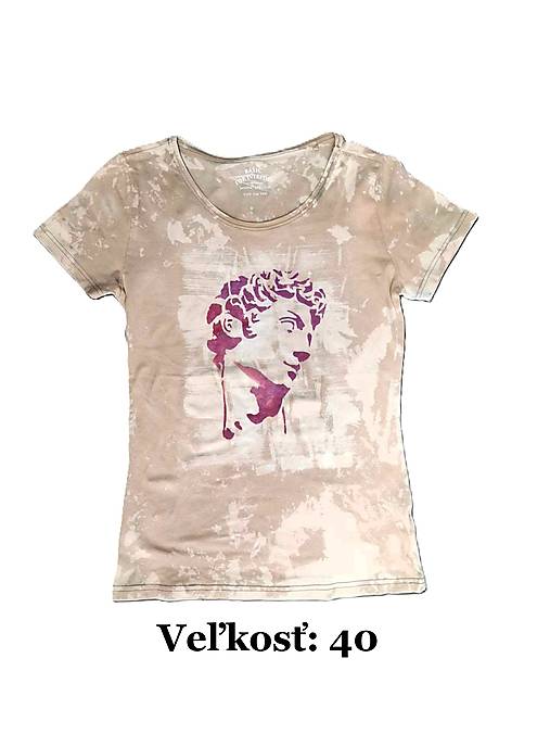Topy, tričká, tielka - Tričko "hlava" - 17368577_
