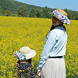Čiapky, čelenky, klobúky - Klobúk-fialovopastelový - 17367366_
