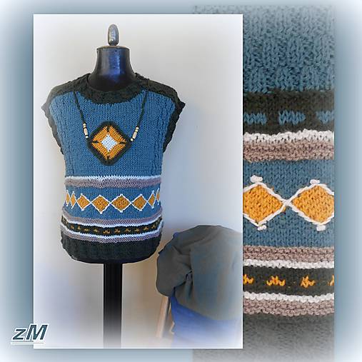 Pánske oblečenie - Pánska vesta (výpredaj) - 17368825_