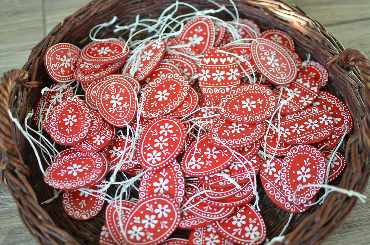 Drevené veľkonočné vajíčka