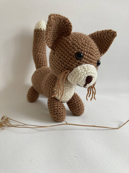 Hračky -  Hačkovaná Hračka MAČKA/Mica - 17369816_