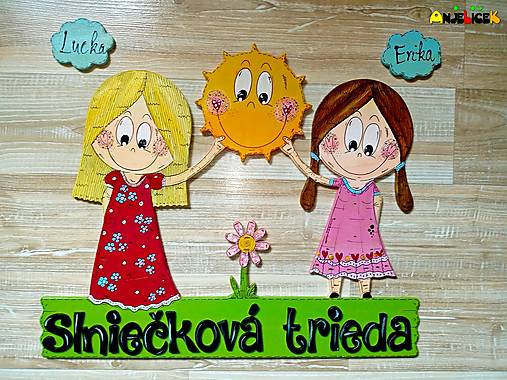 Tabuľky - Veľká menovka - do škôlky - 17372248_