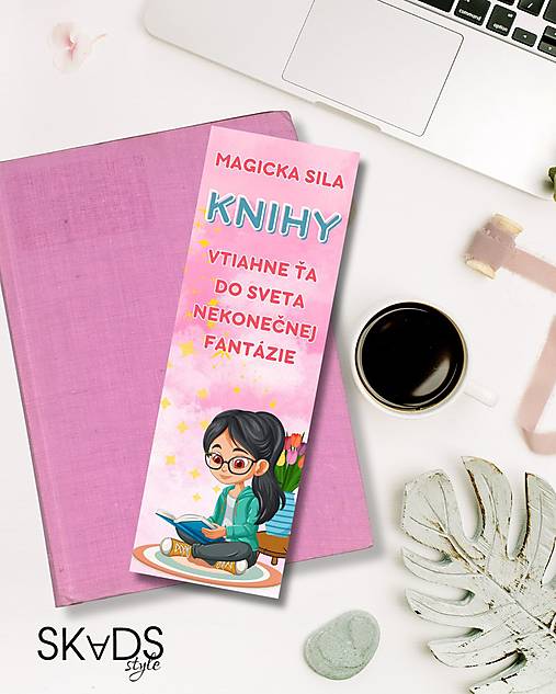 Papiernictvo - Záložka DIEVČA - 17372541_