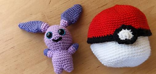 Hračky - Pokemon a pokeball •háčkovaný• - 17372246_