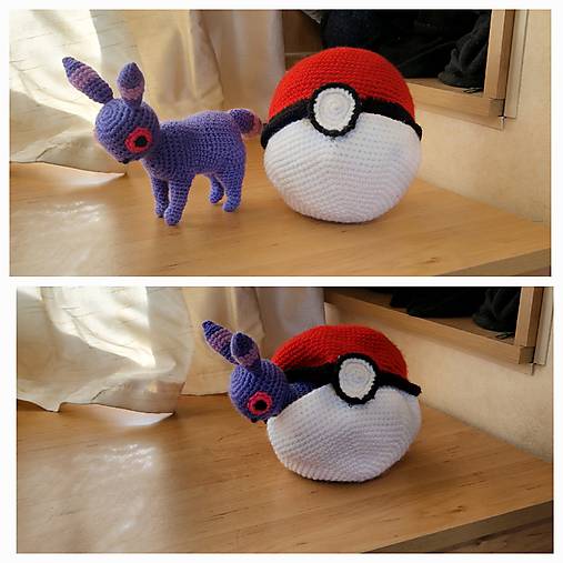 Hračky - Pokemon a pokeball •háčkovaný• - 17372266_