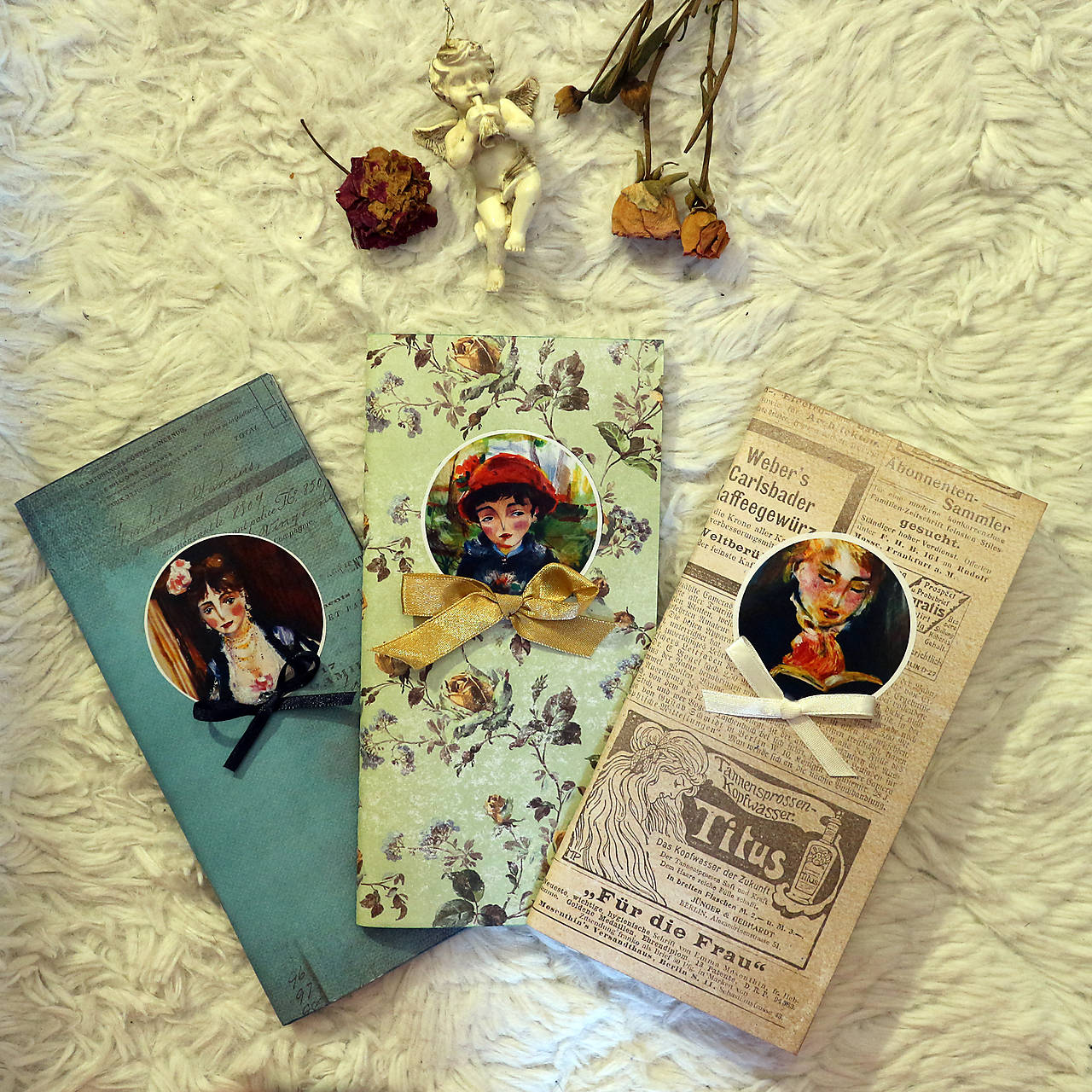 Romantické notesy do kabelky