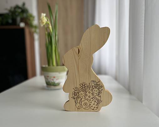 Dekorácie - Veľkonočný zajac "BUNNY"/miska na sladkosti - 17374989_