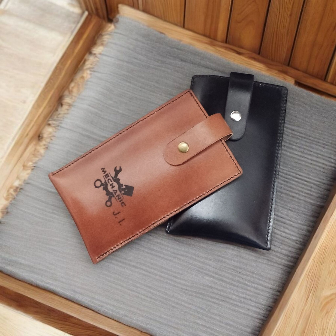 Púzdro na mobil ručne šité .