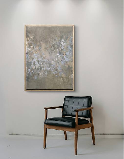 Obrazy - Abstraktný obraz Ranná rosa 60x80 cm - 17373441_