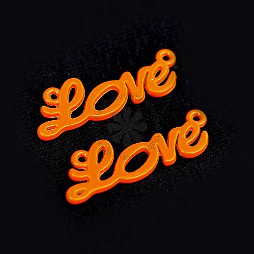 Komponenty - (1787) Spojovník - LOVE, 34x11 mm - 1 ks - 17377000_