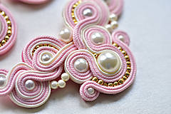 Sady šperkov - Elegantný soutache set náhrdelníka a náušníc - 17376389_