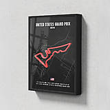 Obrazy - 3D poster Formula 1 - Svietiaci v tme (United States Austin FORMULA 1) - 17378035_
