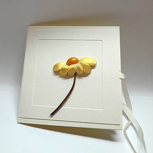 Papiernictvo - Pohľadnica / blahoželanie ... margarétka - 17380524_