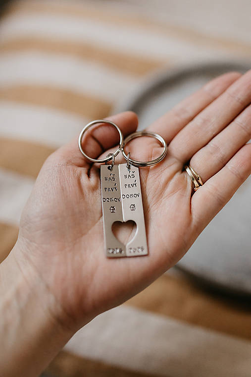 Kľúčenky - Kľúčenky Náš prvý domov - 17381100_