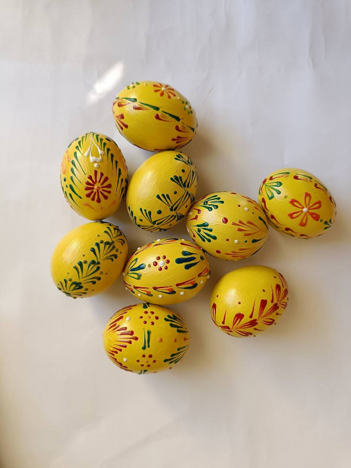 Dekorácie - Kraslice žlté - 17380252_