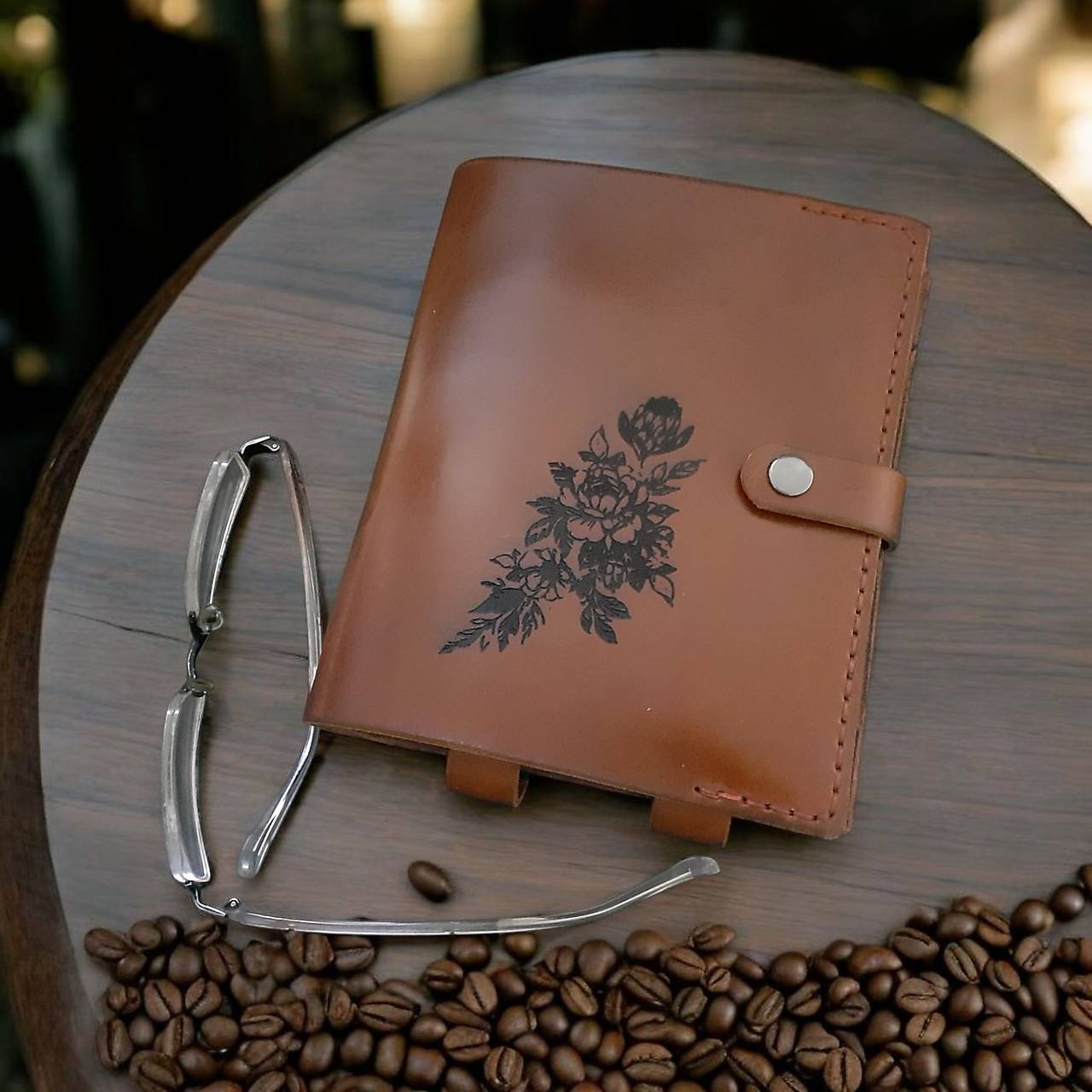 Kožené púzdro na e- knihu.