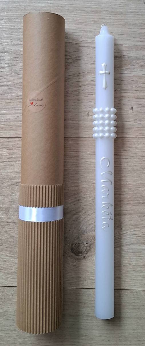 Sviečky - Sviečky na prvé sväté prijímanie / krst , 36cm - 17379462_