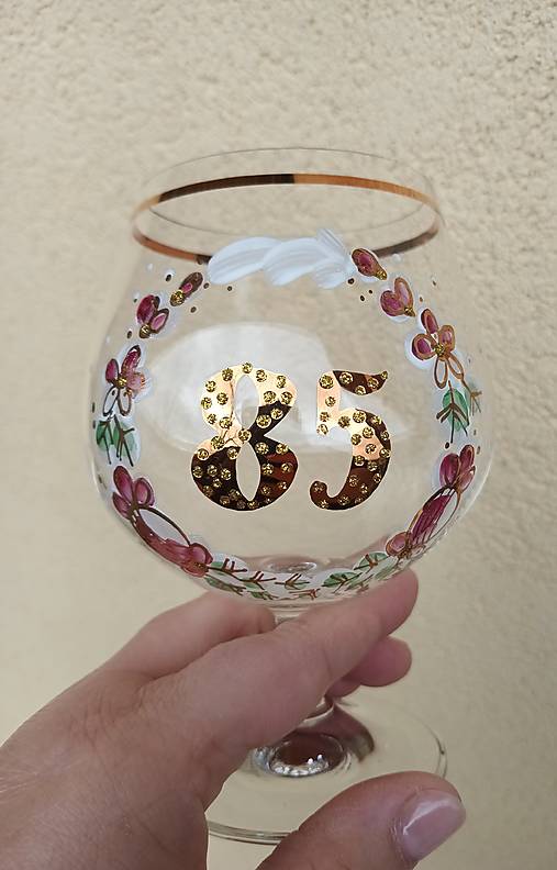 Nádoby - Výročný pohár k 85 narodeninám - 17381664_