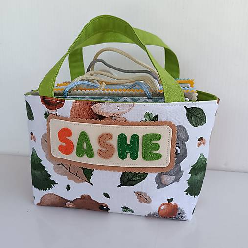 Hračky - Taška na quiet book karty - 17382057_