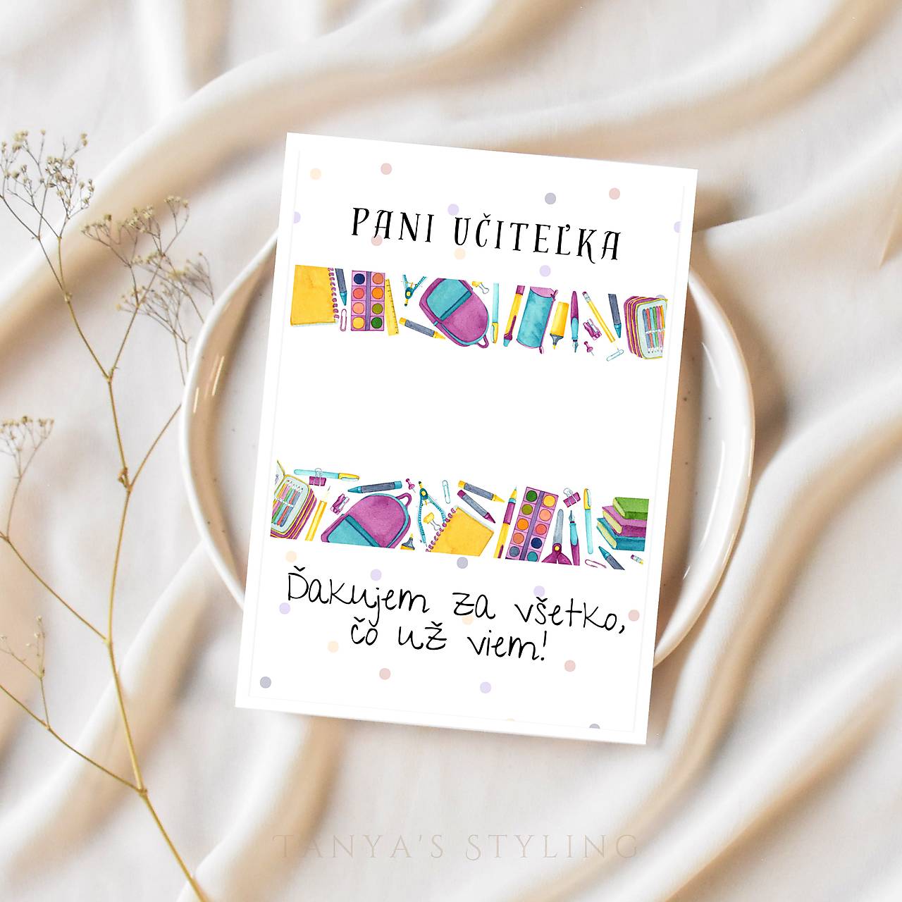 Pohľadnica pre Učiteľku