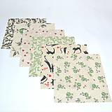 Textil - Set bavlnených štvorcov 25x25 cm - P01 - 17383446_