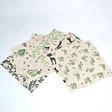 Textil - Set bavlnených štvorcov 25x25 cm - P01 - 17383447_