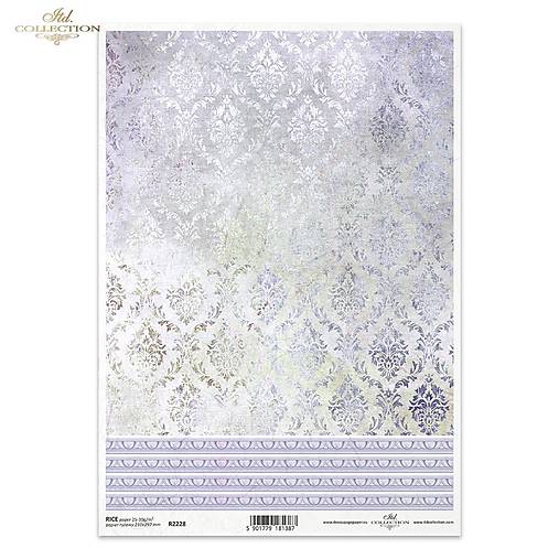 Papier - Ryžový papier R2228/ A4 - 17385554_