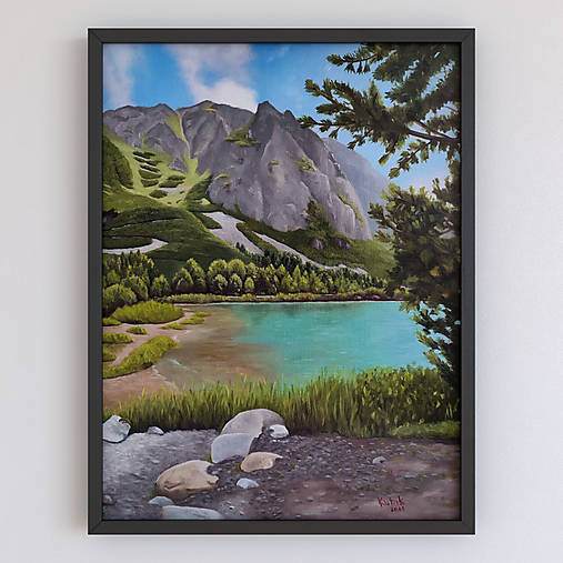 Obrazy - Obraz "Popradské pleso, Vysoké Tatry" - 17385915_