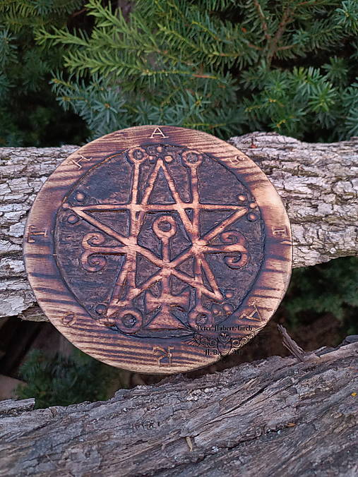 Obrazy - ASTAROTH vyrezávaná pečať - Astaroth hand-carving sigil - 17387547_