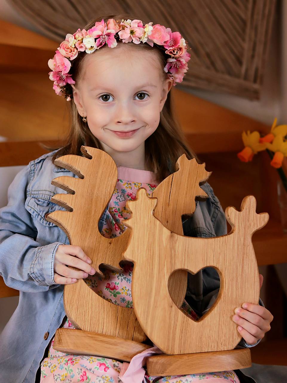 Dubový kohútik a sliepočka