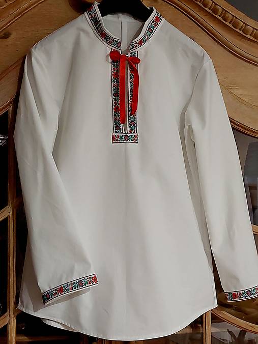 Pánske oblečenie - Pánska folklórna košeľa  (M) - 17389591_