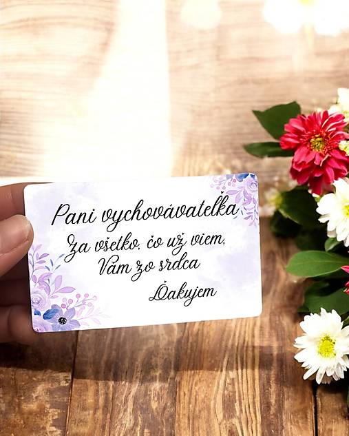 Sada magnetiek pre pani učiteľky