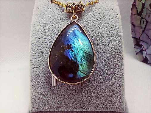 Náhrdelníky - Náhrdelník - Labradorit - 17390895_