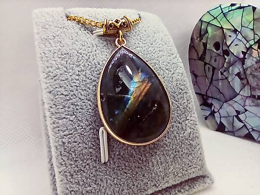 Náhrdelníky - Náhrdelník.Labradorit - 17390950_