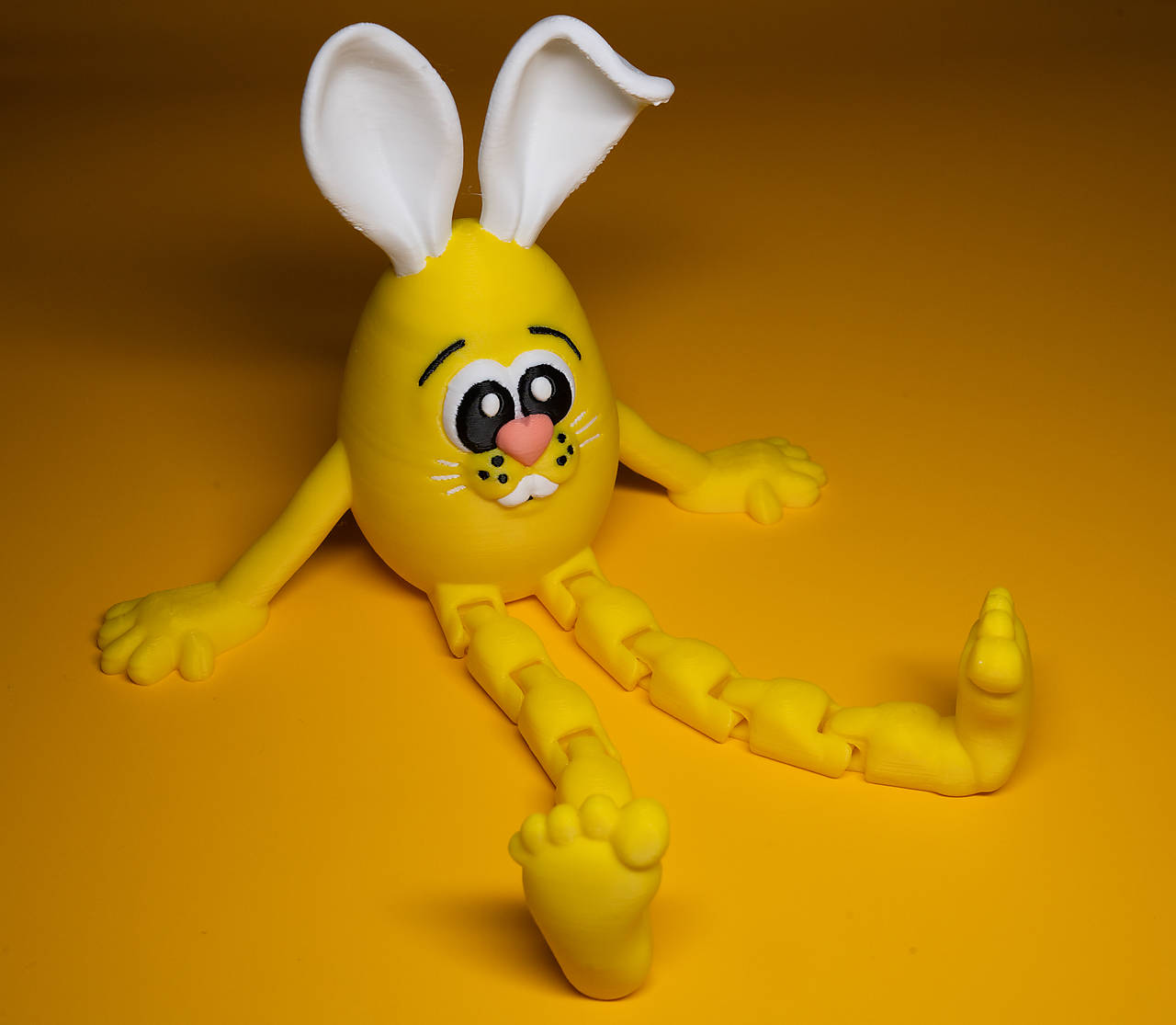 Rozprávkové veľkonočné zajačiky (Žltá)