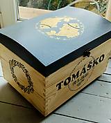 Detské doplnky - Maľovaná truhlicka - 17390518_