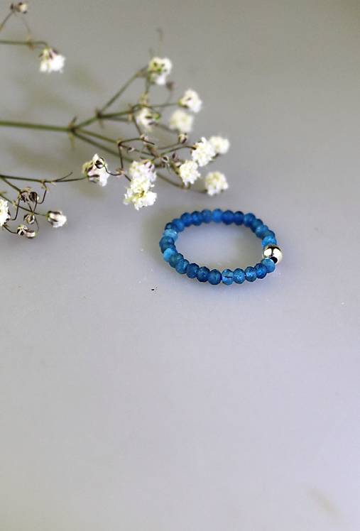 Prstene - apatit prsteň- flexibilný  - 17394863_