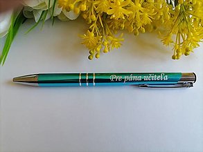 Nástroje - Pero gravírované s textom pre pána učiteľa - 17395682_