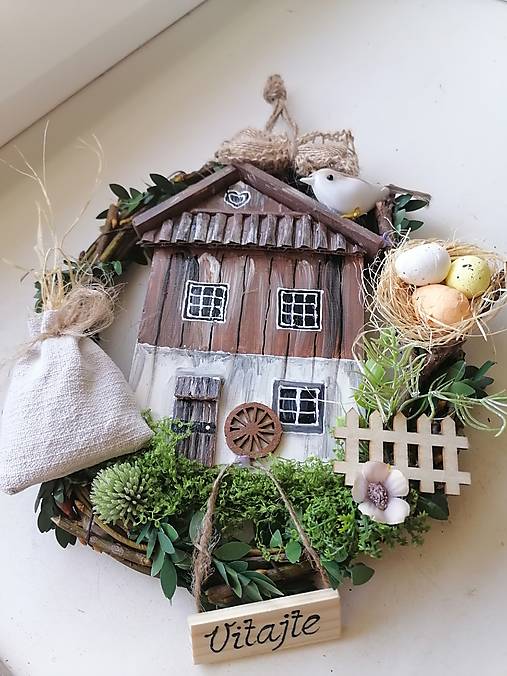 Dekorácie - Zavesny veniec...  - 17394440_