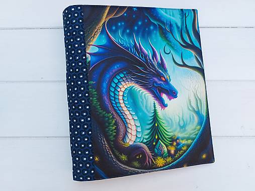 Papiernictvo - Obal na knihu Dragon - nastavitelný - 17395660_