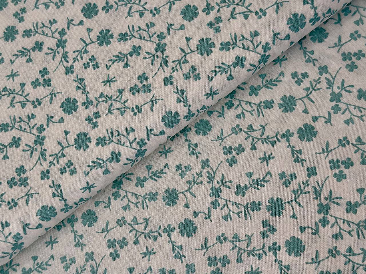 100% BAVLNA / /TYRKYSOVÉ KVETINKY