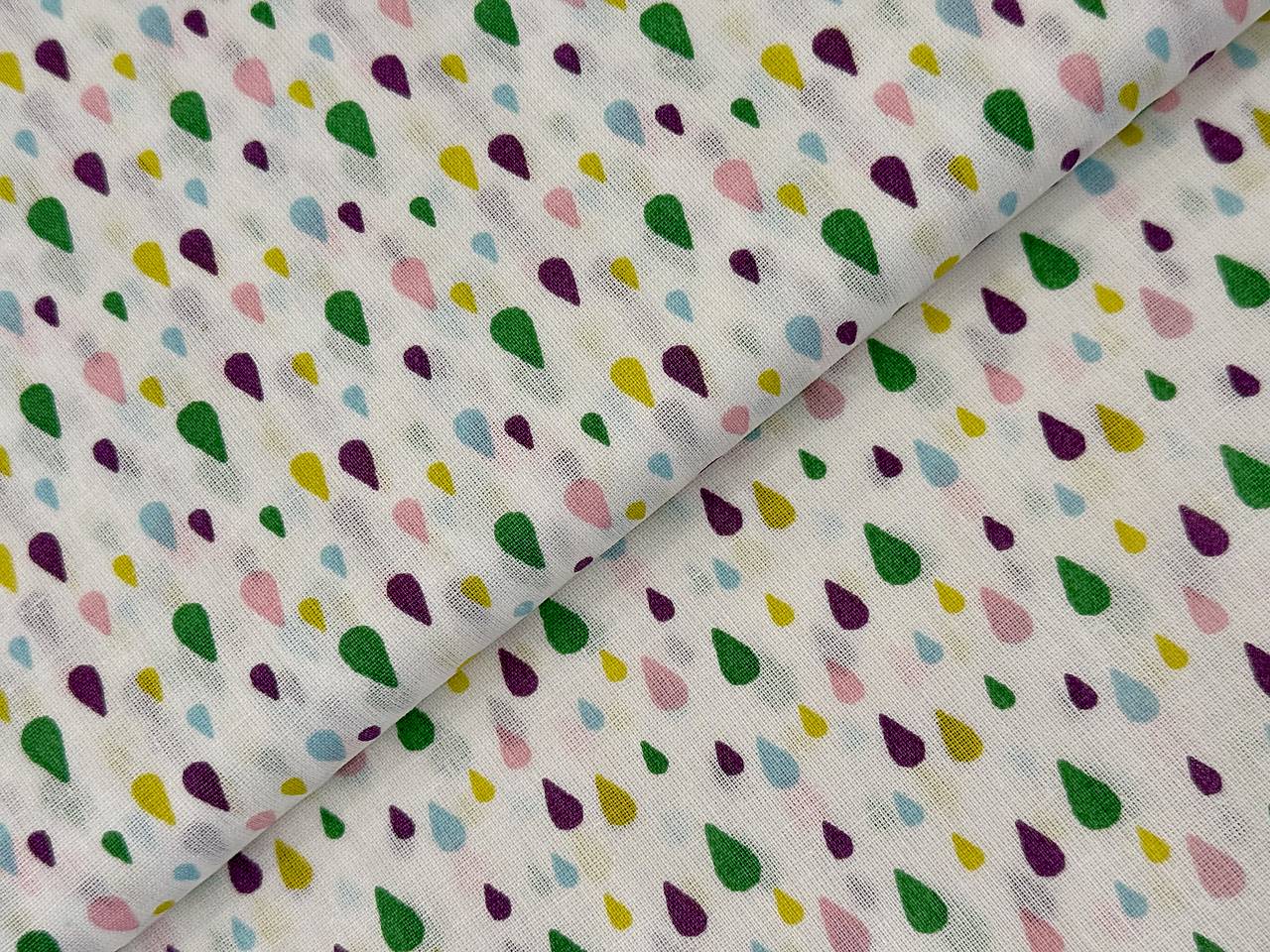 100% BAVLNA / FAREBNÉ KVAPKY