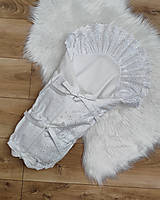 Detský textil - Madeirová zavinovačka vhodná na krst - M14 - 17397055_