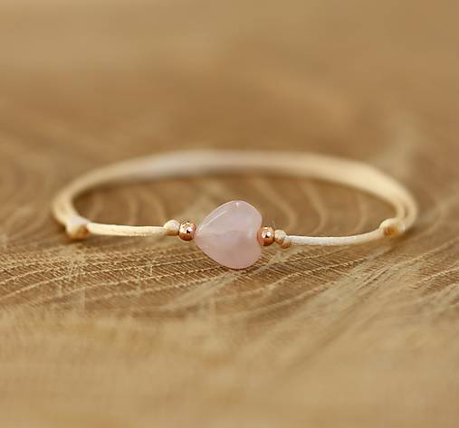 Náramky - Náramok - ruženín  - 17398965_