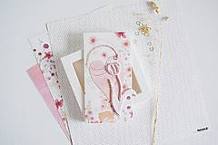 Papiernictvo - Gratulačný pozdrav - tulipán + srdce - 17400813_