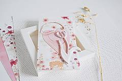 Papiernictvo - Gratulačný pozdrav - tulipán + srdce - 17400815_