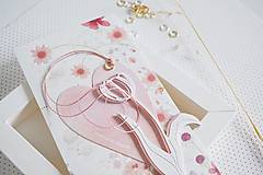 Papiernictvo - Gratulačný pozdrav - tulipán + srdce - 17400816_